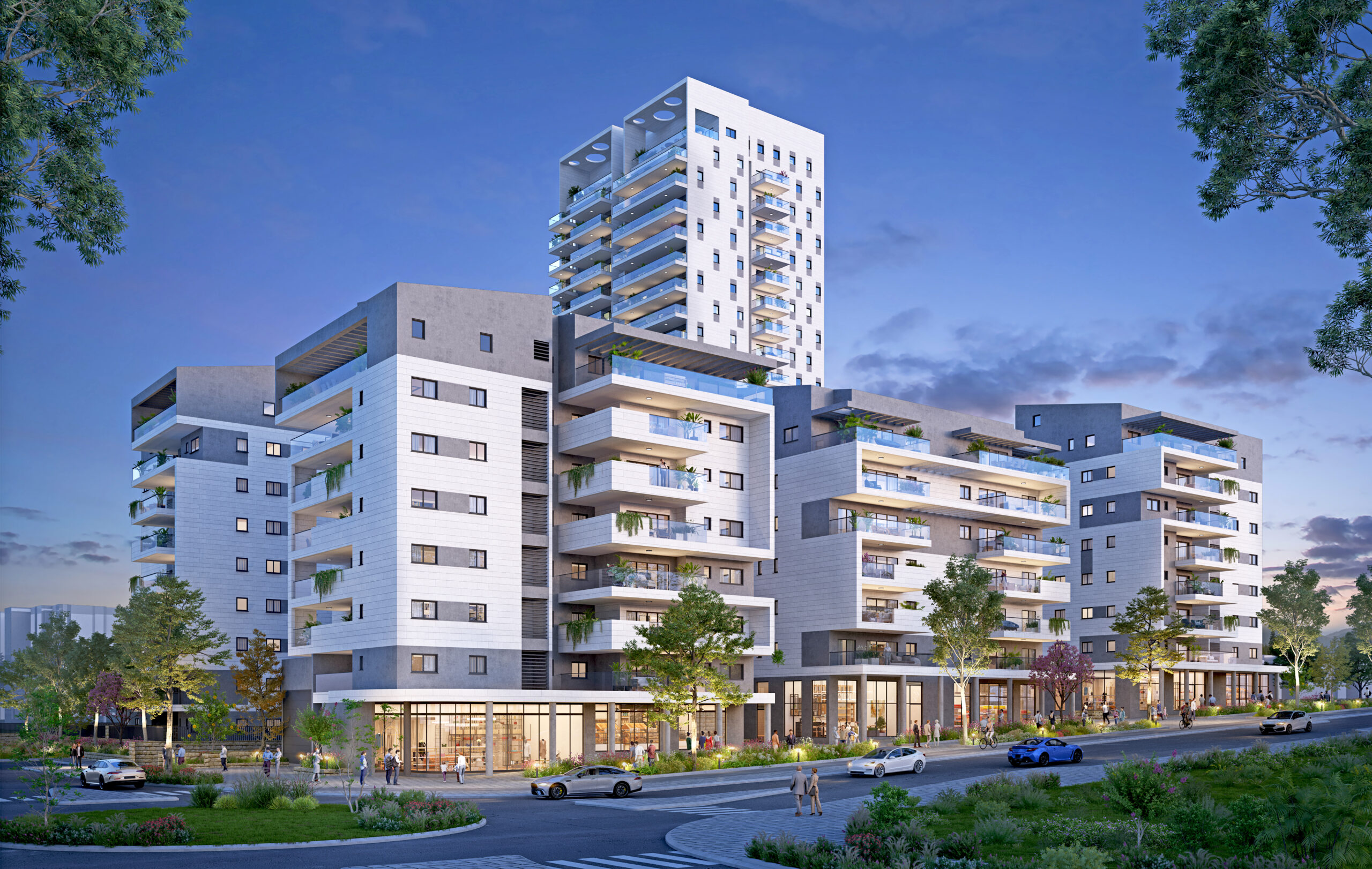 הדמיית הפרויקט של שרבט בחיפה